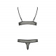 Комплект білизни ERZA SET black S/M - Passion: ліф і трусики Комплект білизни ERZA SET black S/M - Passion: ліф і трусики