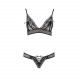 Комплект білизни ERZA SET black XXL/XXXL - Passion: ліф і трусики Комплект білизни ERZA SET black XXL/XXXL - Passion: ліф і трусики
