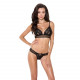 Комплект білизни ERZA SET black XXL/XXXL - Passion: ліф і трусики Комплект білизни ERZA SET black XXL/XXXL - Passion: ліф і трусики