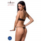 Комплект білизни QUENTRIS BIKINI black XXL/XXXL - Passion Exclusive, стрінги і напіввідкритий ліф Комплект білизни QUENTRIS BIKINI black XXL/XXXL - Passion Exclusive, стрінги і напіввідкритий ліф