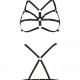 Бюстгальтер-стрепы ARMANDA BRA black XXL/XXXL - Passion Exclusive Бюстгальтер-стрепы ARMANDA BRA black XXL/XXXL - Passion Exclusive
