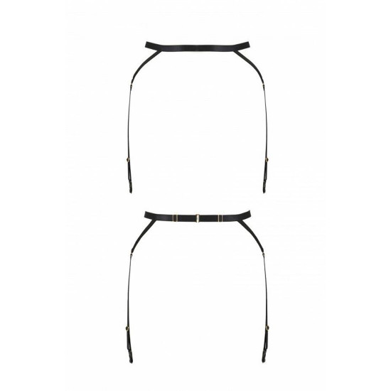 Пояс-стрепи з підв'язками для панчох MEGGY GARTER BELT black S/M - Passion Exclusive Пояс-стрепи з підв'язками для панчох MEGGY GARTER BELT black S/M - Passion Exclusive