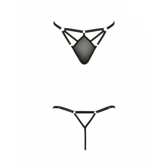 Стрінги зі стреп MEGGY THONG black S/M - Passion Exclusive Стрінги зі стреп MEGGY THONG black S/M - Passion Exclusive