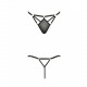 Стрінги зі стреп MEGGY THONG black S/M - Passion Exclusive Стрінги зі стреп MEGGY THONG black S/M - Passion Exclusive