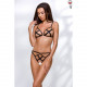 Відкритий бюстгальтер-стрепи NICKY BRA black L/XL - Passion Exclusive Відкритий бюстгальтер-стрепи NICKY BRA black L/XL - Passion Exclusive