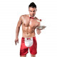 Розпродаж!!! Чоловічий еротичний костюм офіціанта Passion 019 SHORT red S/M, шорти і метелик Розпродаж!!! Чоловічий еротичний костюм офіціанта Passion 019 SHORT red S/M, шорти і метелик