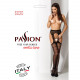 Еротичні колготки-бодістокінг Passion S020 black, імітація ажурних панчох із високим поясом Еротичні колготки-бодістокінг Passion S020 black, імітація ажурних панчох із високим поясом