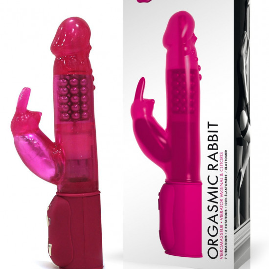 Вібратор-кролик Dorcel Orgasmic Rabbit Pink з перловим масажем Вібратор-кролик Dorcel Orgasmic Rabbit Pink з перловим масажем