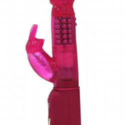 Вібратор-кролик Dorcel Orgasmic Rabbit Pink з перлинним масажем