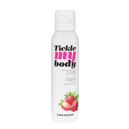 Масажна піна Love To Love TICKLE MY BODY Strawberry (150 мл) зволожувальна Масажна піна Love To Love TICKLE MY BODY Strawberry (150 мл) зволожувальна