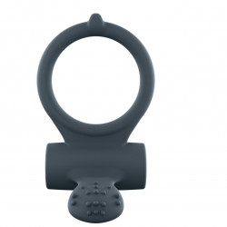 Ерекційне кільце Dorcel Power Clit Plus з вібрацією, перезаряджається, з язичком та щіточкою
