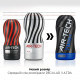 Мастурбатор Tenga Air-Tech Twist Ripple Blue зі змінною тугістю обхвату, ефект глибокого мінету Мастурбатор Tenga Air-Tech Twist Ripple Blue зі змінною тугістю обхвату, ефект глибокого мінету