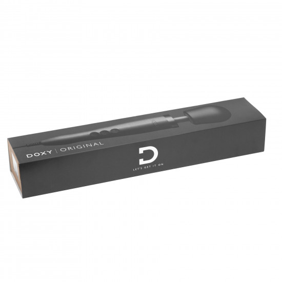 Вибромассажер DOXY Original Black, очень мощный, питание 220В, пульсирующие вибрации