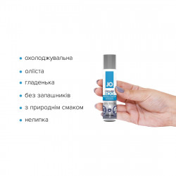 Охолоджувальна змазка на водній основі JO H2O COOLING (30 мл) з ментолом, рослинний гліцерин