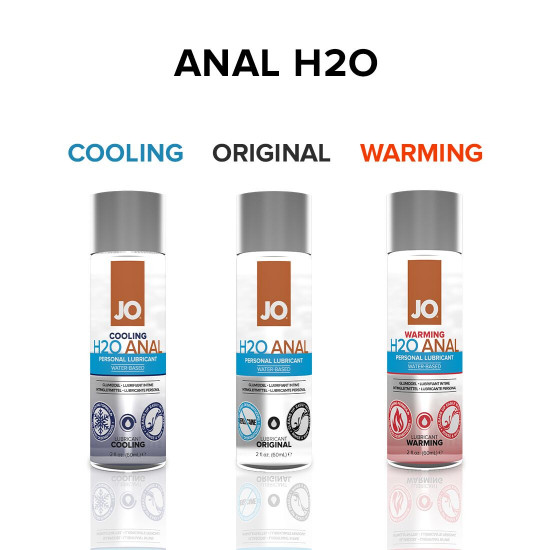 Анальна змазка System JO ANAL H2O — WARMING (60 мл) розігрівальна, на водній основі Анальна змазка System JO ANAL H2O — WARMING (60 мл) розігрівальна, на водній основі