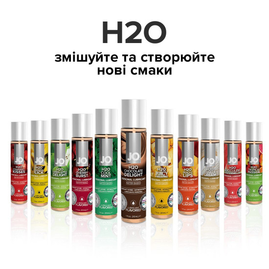 Змазка на водній основі System JO H2O — Chocolate Delight (30 мл) без цукру, рослинний гліцерин Змазка на водній основі System JO H2O — Chocolate Delight (30 мл) без цукру, рослинний гліцерин