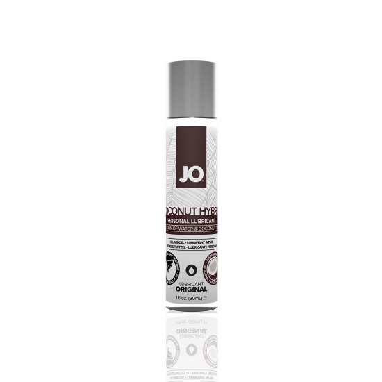 Крем-змазка з кокосовою олією System JO Coconut Hybrid ORIGINAL (30 мл) біла Крем-змазка з кокосовою олією System JO Coconut Hybrid ORIGINAL (30 мл) біла