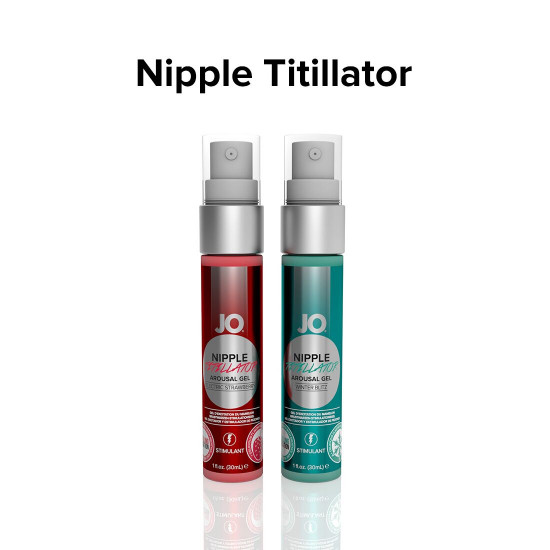 Гель для стимуляції сосків System JO Nipple Titillator Strawberry (30 мл), ментол та перцева м’ята Гель для стимуляції сосків System JO Nipple Titillator Strawberry (30 мл), ментол та перцева м’ята