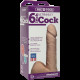 Фалоімітатор Doc Johnson Vac-U-Lock - 6 Inch ULTRASKYN Cock White, діаметр 4,3 см Фалоімітатор Doc Johnson Vac-U-Lock - 6 Inch ULTRASKYN Cock White, діаметр 4,3 см