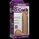 Фалоімітатор Doc Johnson Vac-U-Lock - 8 Inch ULTRASKYN Cock White, діаметр 5,1 см Фалоімітатор Doc Johnson Vac-U-Lock - 8 Inch ULTRASKYN Cock White, діаметр 5,1 см