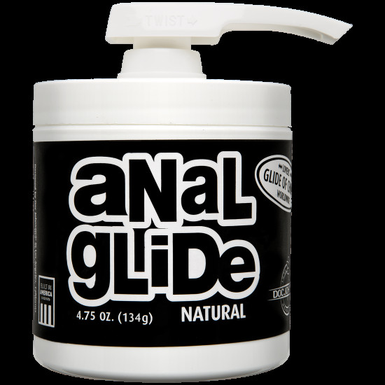 Анальна змазка на олійній основі Doc Johnson Anal Glide Natural (134 г) тривале ковзання Анальна змазка на олійній основі Doc Johnson Anal Glide Natural (134 г) тривале ковзання