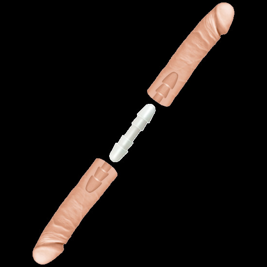 Фалоімітатор подвійний Doc Johnson The D - Double D - 16 Inch - ULTRASKYN, діаметр 4,4 см, Vack-U-Lo Фалоімітатор подвійний Doc Johnson The D - Double D - 16 Inch - ULTRASKYN, діаметр 4,4 см, Vack-U-Lo