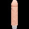 Фалоімітатор Doc Johnson The D: Shakin D 7 Inch Vibro ULTRASKYN, діаметр 3,8 см, плавне регулювання