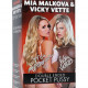 Мастурбатор двосторонній Doc Johnson Mia Malkova / Vicky Vette Ultraskyn, вагіна/ротик Мастурбатор двосторонній Doc Johnson Mia Malkova / Vicky Vette Ultraskyn, вагіна/ротик
