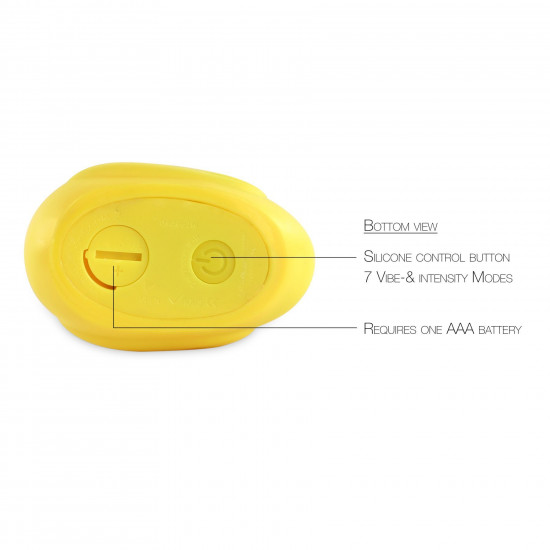 Вібромасажер качечка I Rub My Duckie - Classic Yellow v2.0, скромняжка Вібромасажер качечка I Rub My Duckie - Classic Yellow v2.0, скромняжка