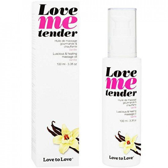 Масажна олія Love To Love - Love Me Tender, Vanille (100 мл), аромат ванілі, без парабенів Масажна олія Love To Love - Love Me Tender, Vanille (100 мл), аромат ванілі, без парабенів