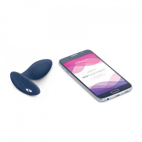 Анальна смарт-вібропробка We-Vibe Ditto Moonlight Blue з пультом ДК Анальна смарт-вібропробка We-Vibe Ditto Moonlight Blue з пультом ДК