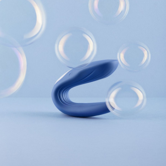 Вібратор для пар Satisfyer Double Whale з двома моторчиками Вібратор для пар Satisfyer Double Whale з двома моторчиками