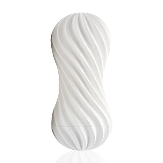 Мастурбатор Tenga Flex Silky White зі змінною інтенсивністю, можна скручувати Мастурбатор Tenga Flex Silky White зі змінною інтенсивністю, можна скручувати