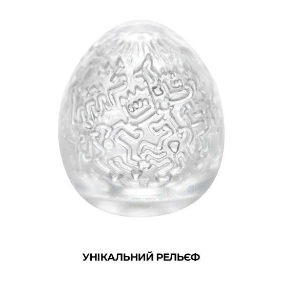 Мастурбатор-яйце Tenga Keith Haring Egg Party Мастурбатор-яйце Tenga Keith Haring Egg Party