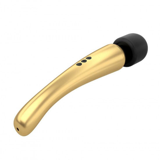 Потужний вібромасажер Dorcel Megawand Gold який перезаряджається, 160 режимів Потужний вібромасажер Dorcel Megawand Gold який перезаряджається, 160 режимів