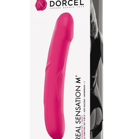 Ділдо Dorcel Real Sensation M Magenta, силікон Ділдо Dorcel Real Sensation M Magenta, силікон