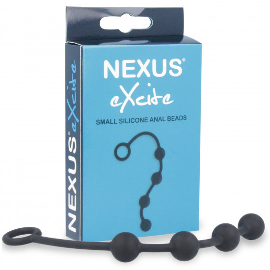 Анальні кульки Nexus Excite Small Anal Beads, силікон, макс. діаметр 2 см Анальні кульки Nexus Excite Small Anal Beads, силікон, макс. діаметр 2 см