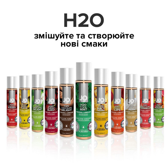 Змазка на водній основі System JO H2O — Cool Mint (120 мл) без цукру, рослинний гліцерин Змазка на водній основі System JO H2O — Cool Mint (120 мл) без цукру, рослинний гліцерин