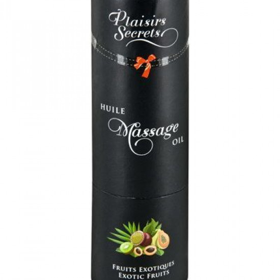 Масажна олія Plaisirs Secrets Exotic Fruits (59мл) з афродизіаками їстівна, подарункове паковання Масажна олія Plaisirs Secrets Exotic Fruits (59мл) з афродизіаками їстівна, подарункове паковання