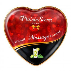 Розпродаж!!! Масажна свічка-серце Plaisirs Secrets Mojito (35 мл) (термін 07.2025)