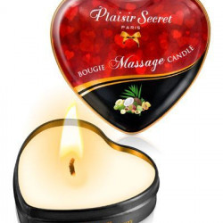 Масажна свічка-серце Plaisirs Secrets Exotic Fruits (35 мл)
