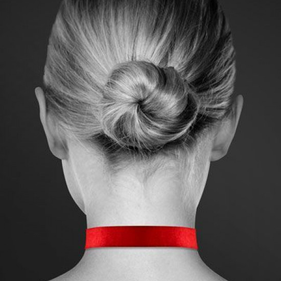Чокер з замочком-сердечком Bijoux Pour Toi - HEART LOCK Red, екошкіра Чокер з замочком-сердечком Bijoux Pour Toi - HEART LOCK Red, екошкіра