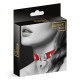 Чокер з замочком-сердечком Bijoux Pour Toi - HEART LOCK Red, екошкіра Чокер з замочком-сердечком Bijoux Pour Toi - HEART LOCK Red, екошкіра