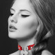 Чокер з замочком-сердечком Bijoux Pour Toi - HEART LOCK Red, екошкіра Чокер з замочком-сердечком Bijoux Pour Toi - HEART LOCK Red, екошкіра