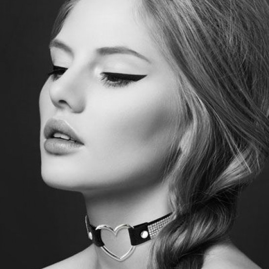 Чокер зі стразами Bijoux Pour Toi - HEART DIAMOND Чокер зі стразами Bijoux Pour Toi - HEART DIAMOND