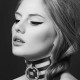Чокер потрійний з кільцем для повідця Bijoux Pour Toi - FETISH, екошкіра Чокер потрійний з кільцем для повідця Bijoux Pour Toi - FETISH, екошкіра