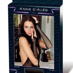 Мітенки сітка Anne De Ales Black