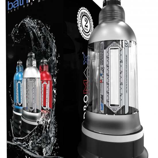 Гідропомпа Bathmate Hydromax 7 WideBoyClear (X30) для члена довжиною від 12,5 до 18 см, діаметр до 5 Гідропомпа Bathmate Hydromax 7 WideBoyClear (X30) для члена довжиною від 12,5 до 18 см, діаметр до 5