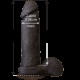 Фалоімітатор Doc Johnson The Realistic Cock 8 inch Black - ULTRASKYN, Vack-U-Lock, діаметр 5,1 см Фалоімітатор Doc Johnson The Realistic Cock 8 inch Black - ULTRASKYN, Vack-U-Lock, діаметр 5,1 см