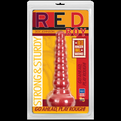 Анальна пробка-втулка Doc Johnson Red Boy - Red Ringer Anal Wand, макс. діаметр 4,5 см